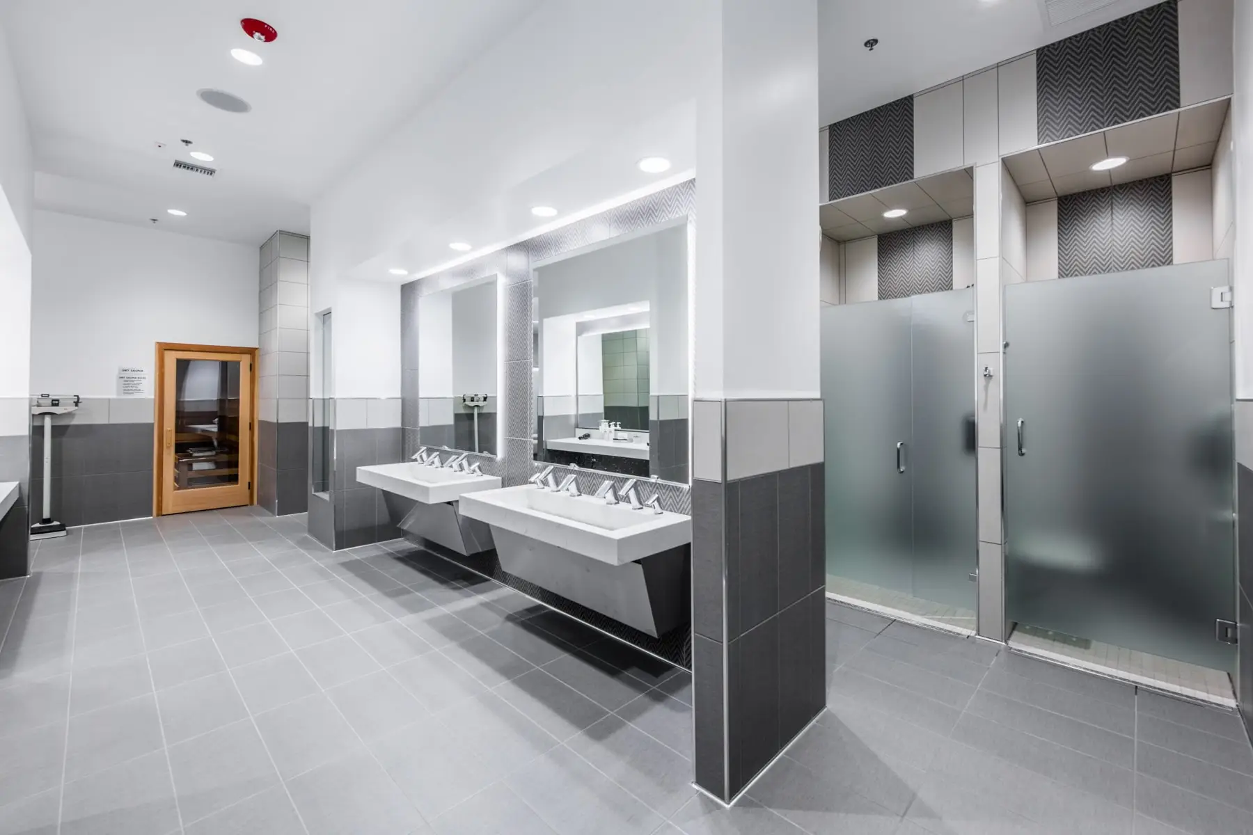 Locker Room Bathroom