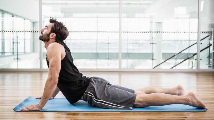 Man Does Yoga