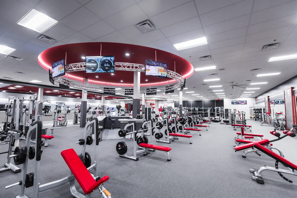 Ahwatukee weight floor at Mountainside Fitness - the best gym in Phoenix AZ