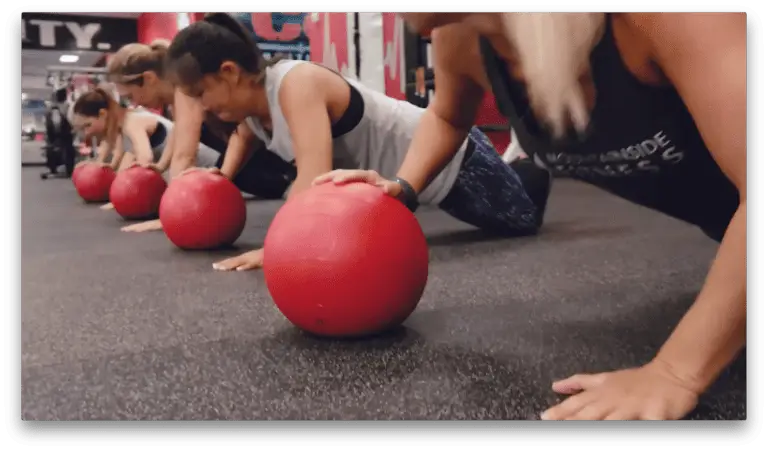 Ball Pushup