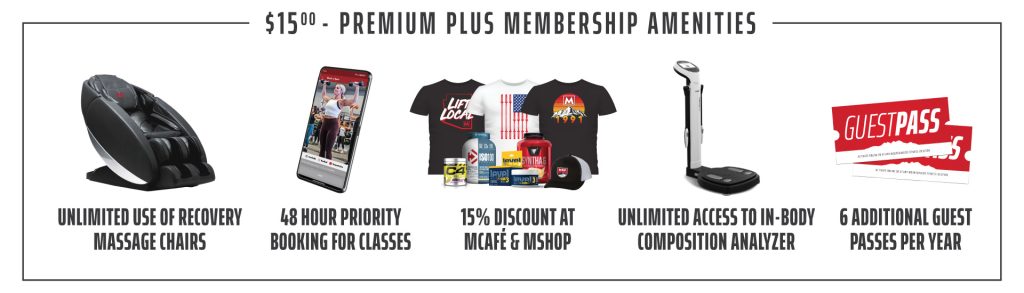 Premium Plus membership perks