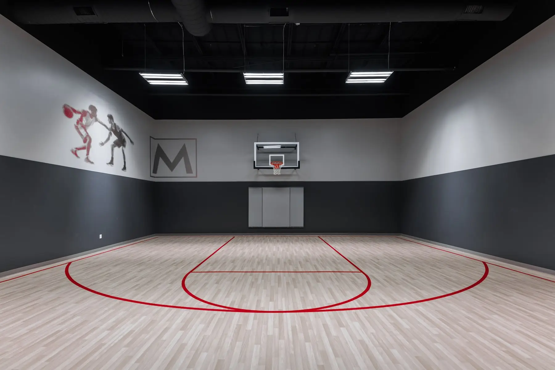 a basketball court